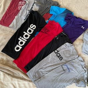 Size 8-12 Boys NIKE, Adidas,Champion UA LOT (22)